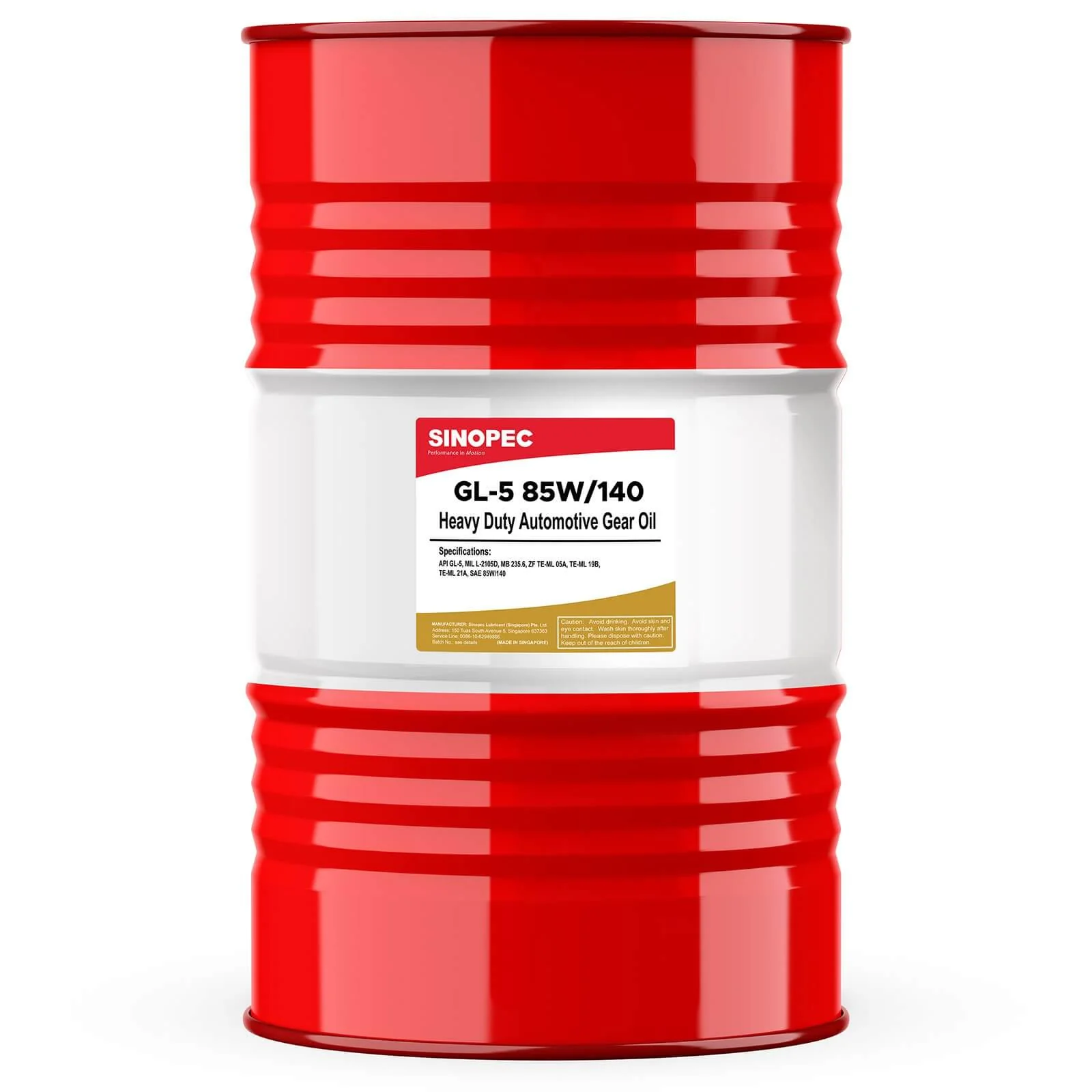 GL-5 85W140 Heavy Duty Automotive Gear Oil - 55 Gallon Drum