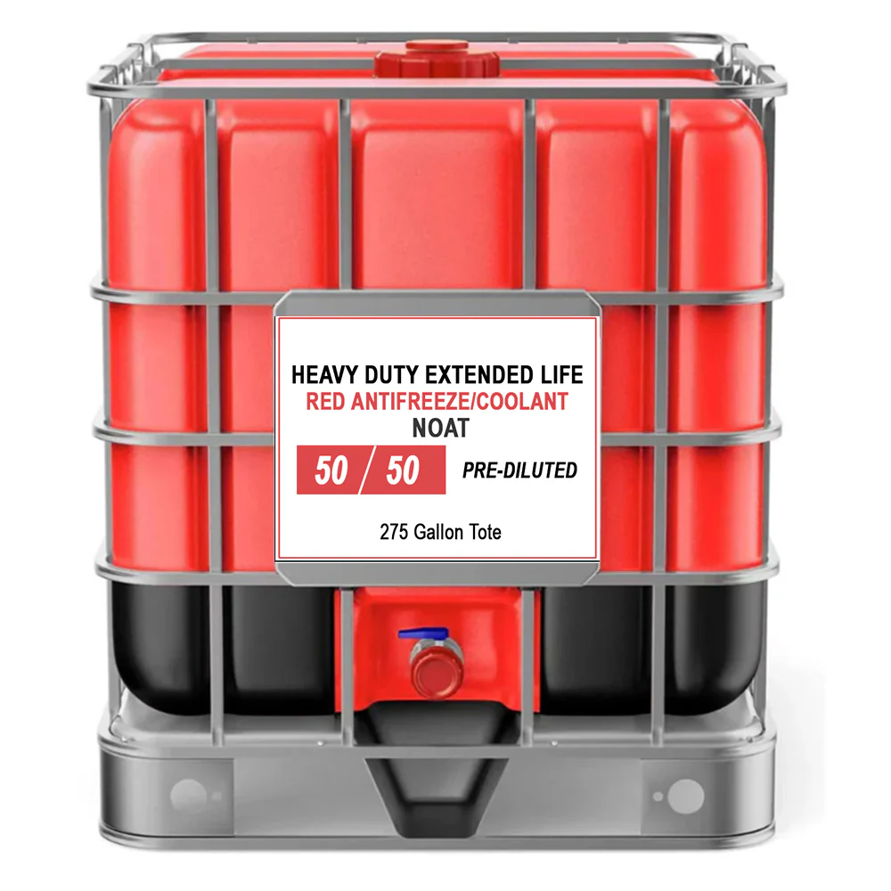Red 50/50 Heavy Duty Extended Life Nitrited Antifreeze - 275 Gallon Tote